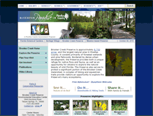 Tablet Screenshot of brookercreekpreserve.org